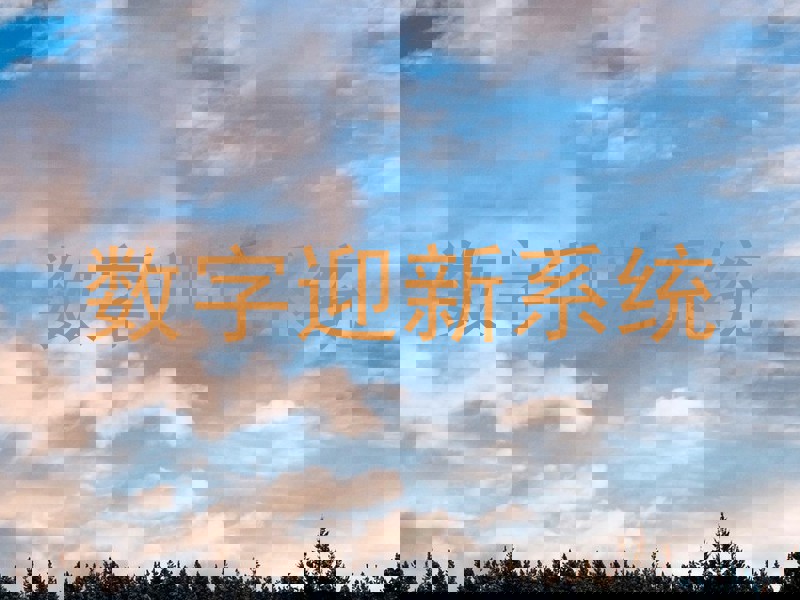 数字迎新系统