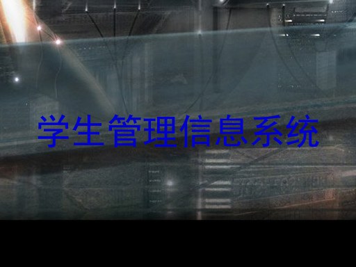 学生管理信息系统
