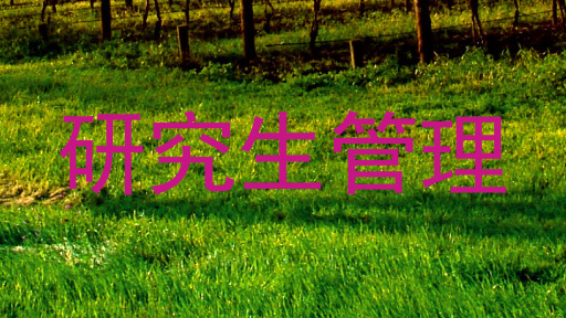 研究生管理