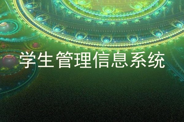 学生管理信息系统