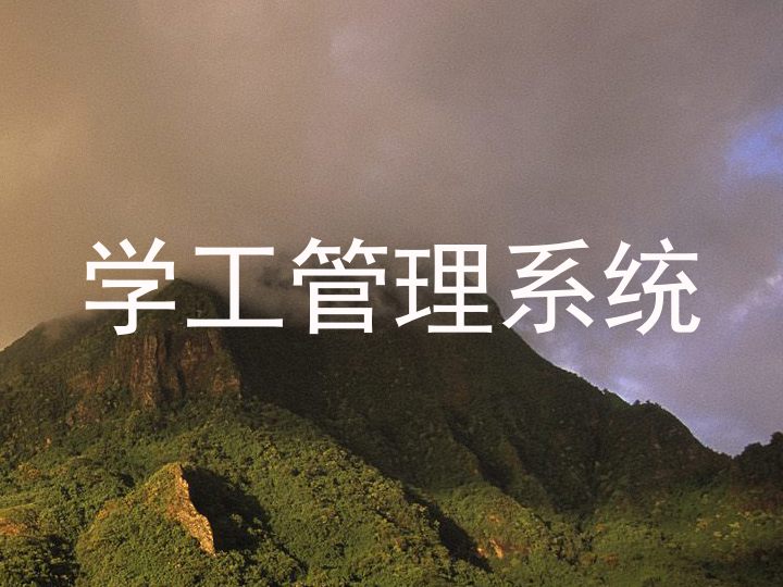 学工管理系统