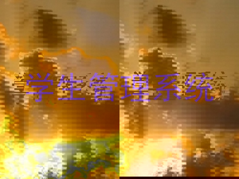 学生管理系统