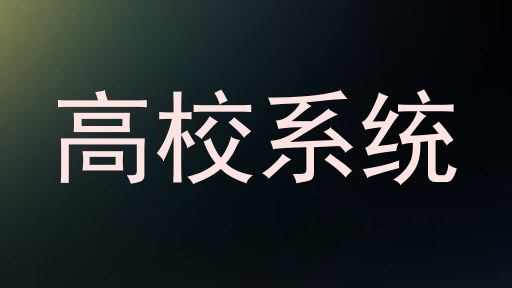 高校系统
