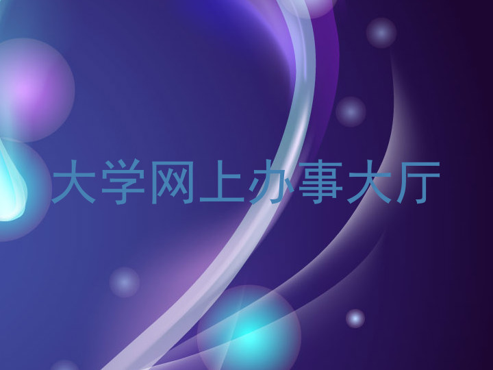 大学网上办事大厅