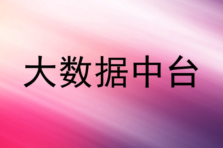 大数据中台