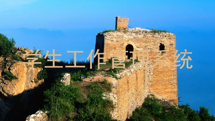 学生工作管理系统