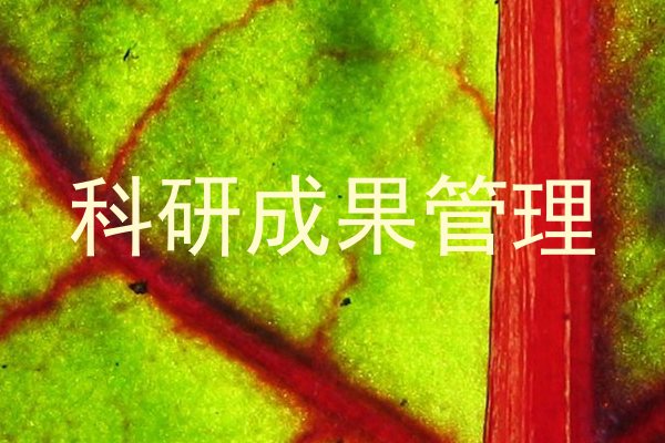 科研成果管理