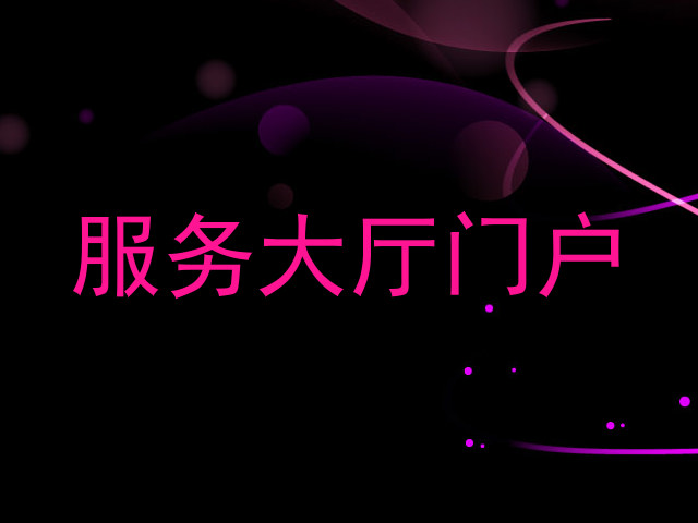 服务大厅门户