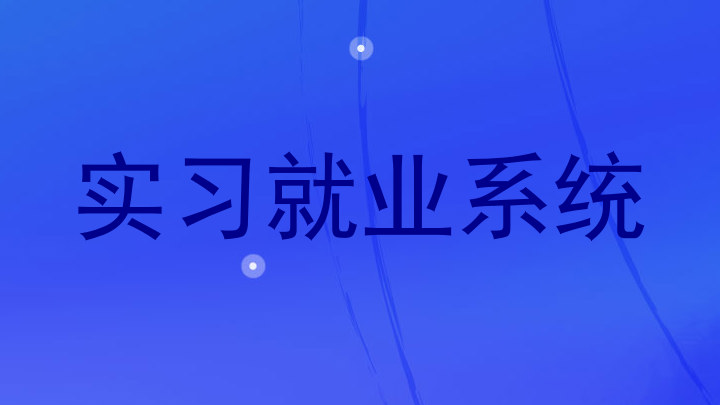实习就业系统