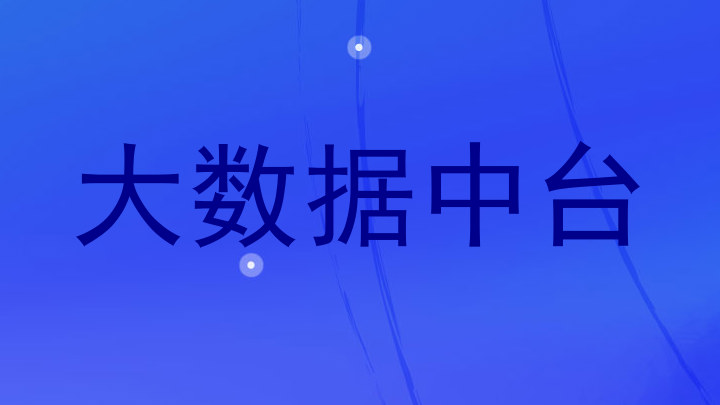 大数据中台