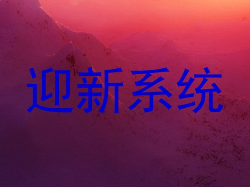 迎新系统