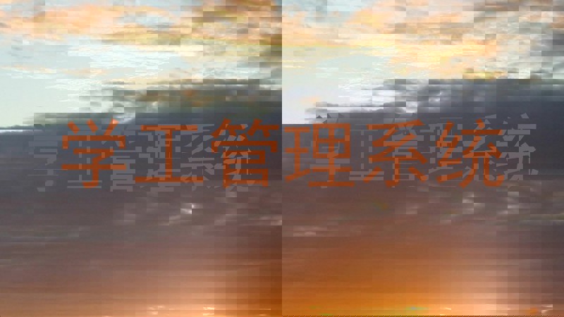 学工管理系统