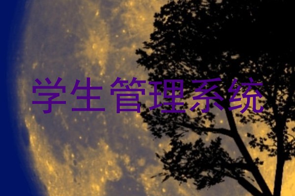 学生管理系统