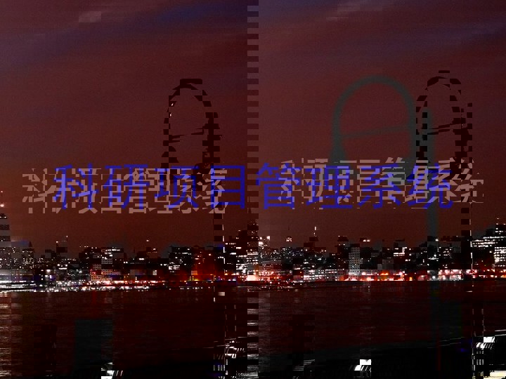 科研项目管理系统