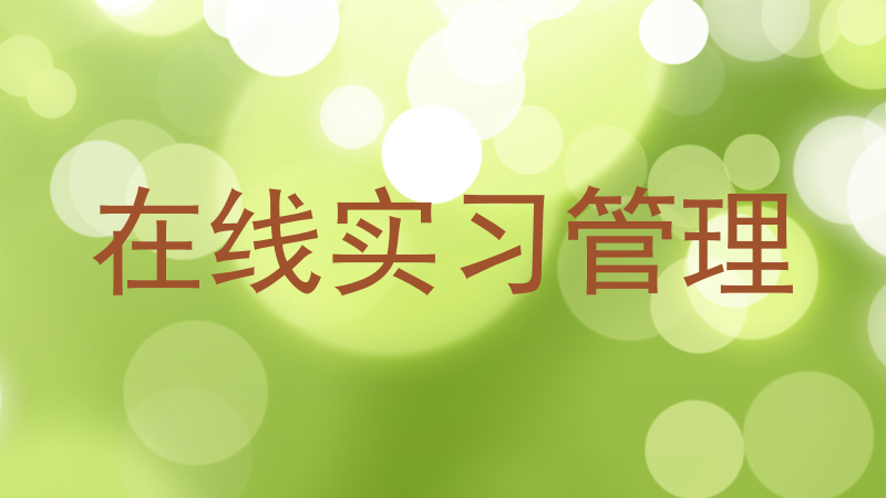 在线实习管理