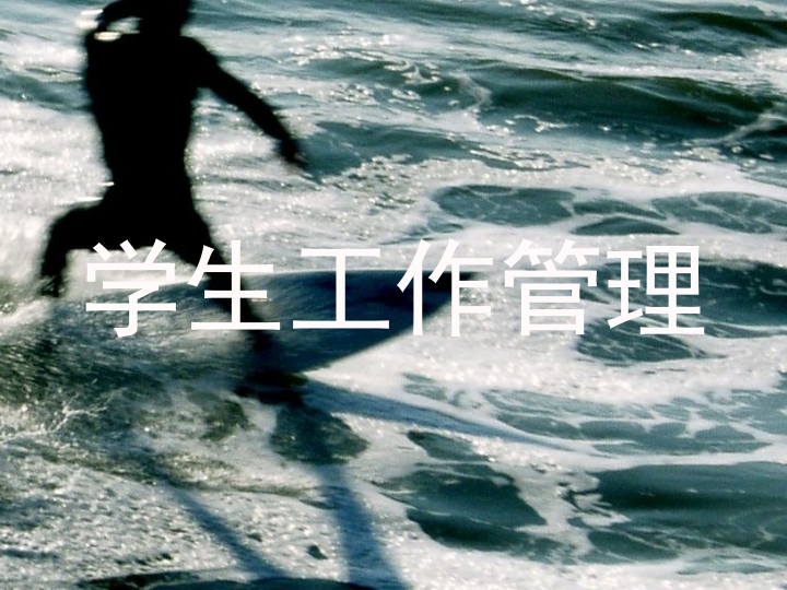 学生工作管理