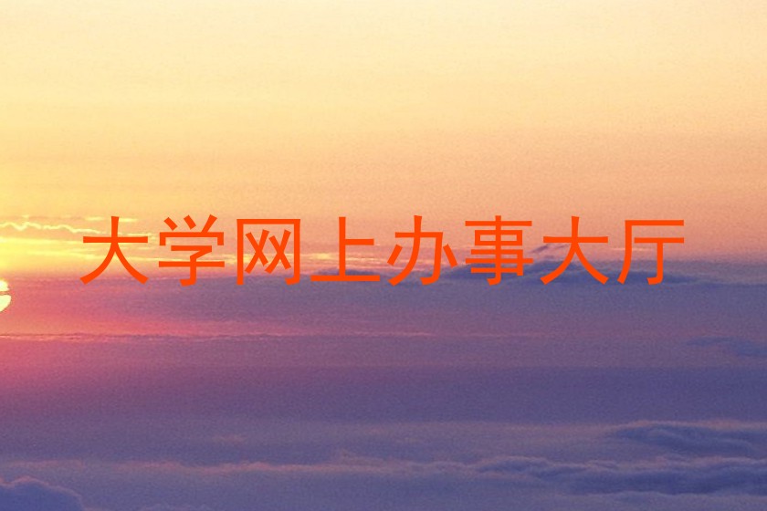 大学网上办事大厅