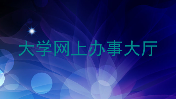 大学网上办事大厅