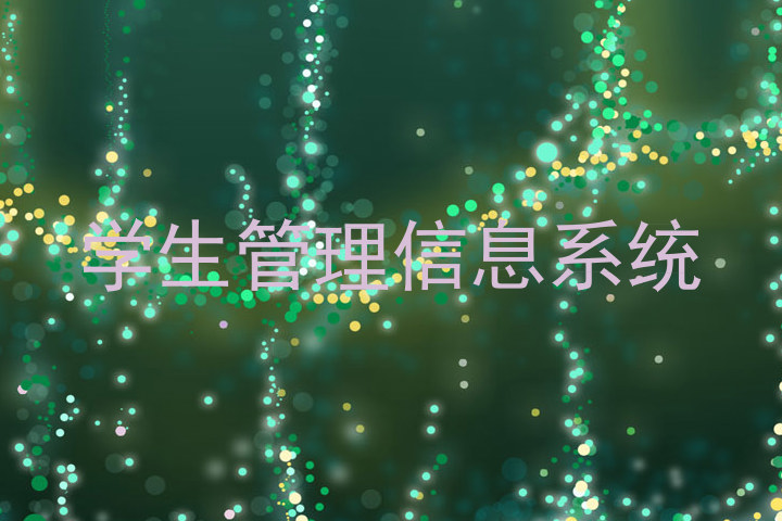 学生管理信息系统