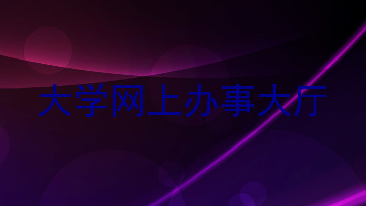 大学网上办事大厅