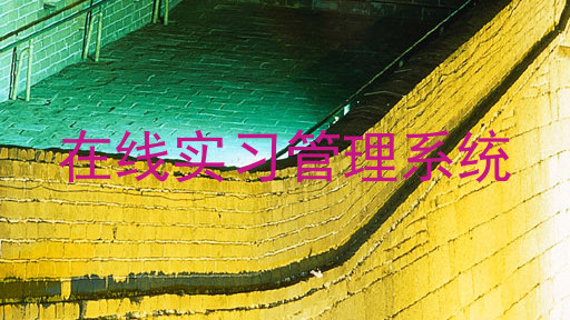 在线实习管理系统