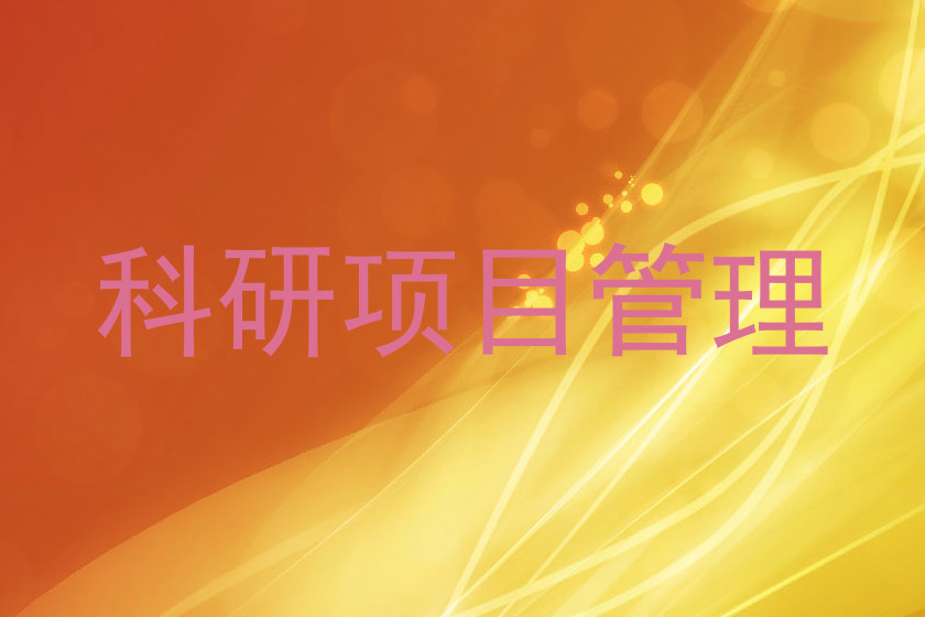 科研项目管理