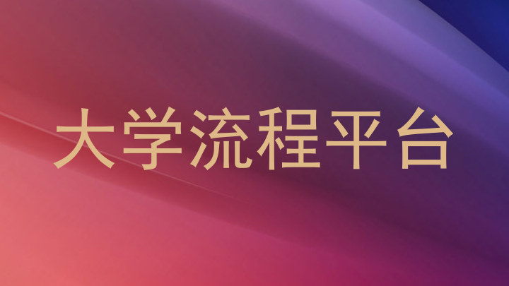 大学流程平台