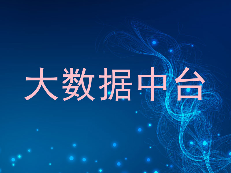 大数据中台