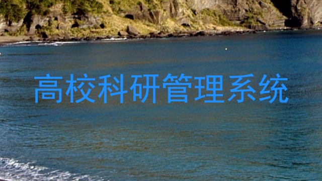高校科研管理系统
