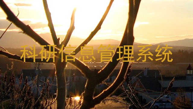 科研信息管理系统