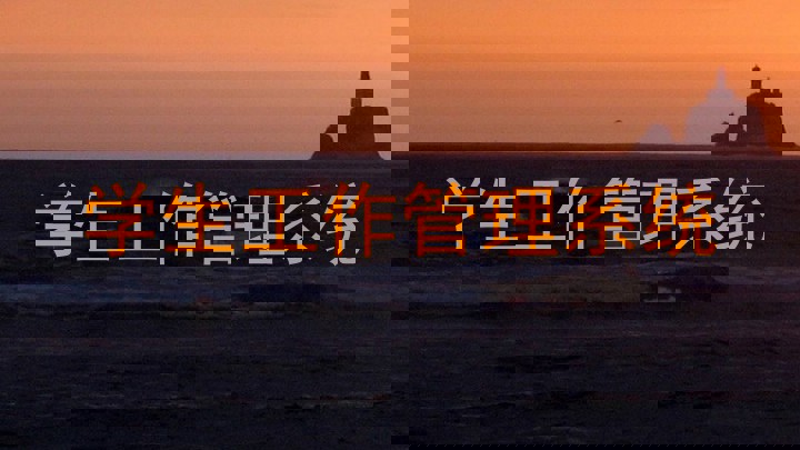 学生工作管理系统