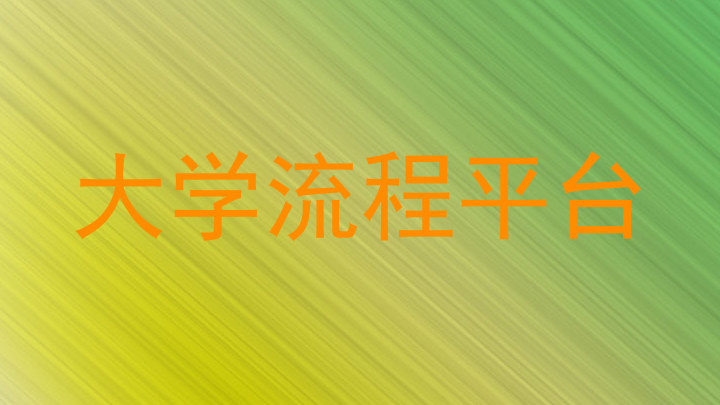 大学流程平台
