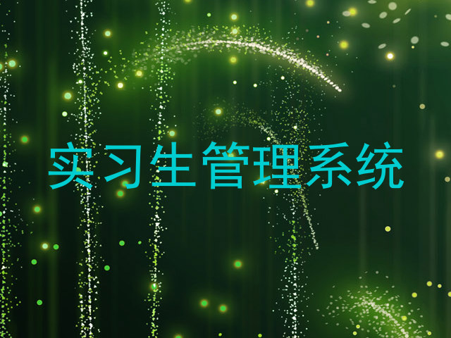 实习生管理系统