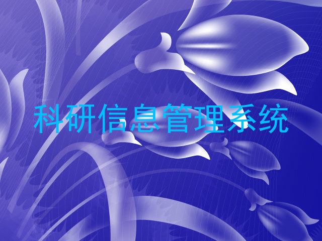 科研信息管理系统