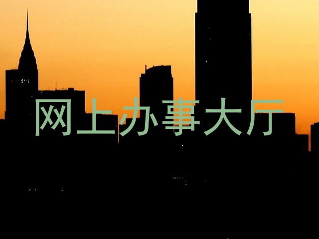 网上办事大厅
