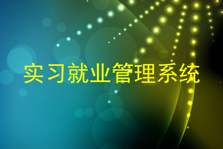 实习就业管理系统