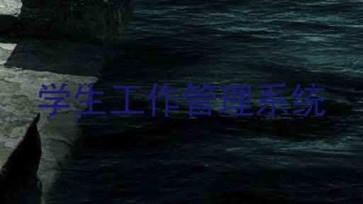 学生工作管理系统
