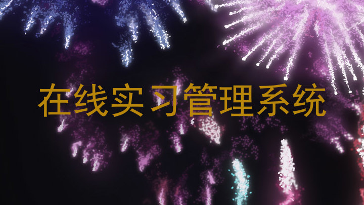 在线实习管理系统