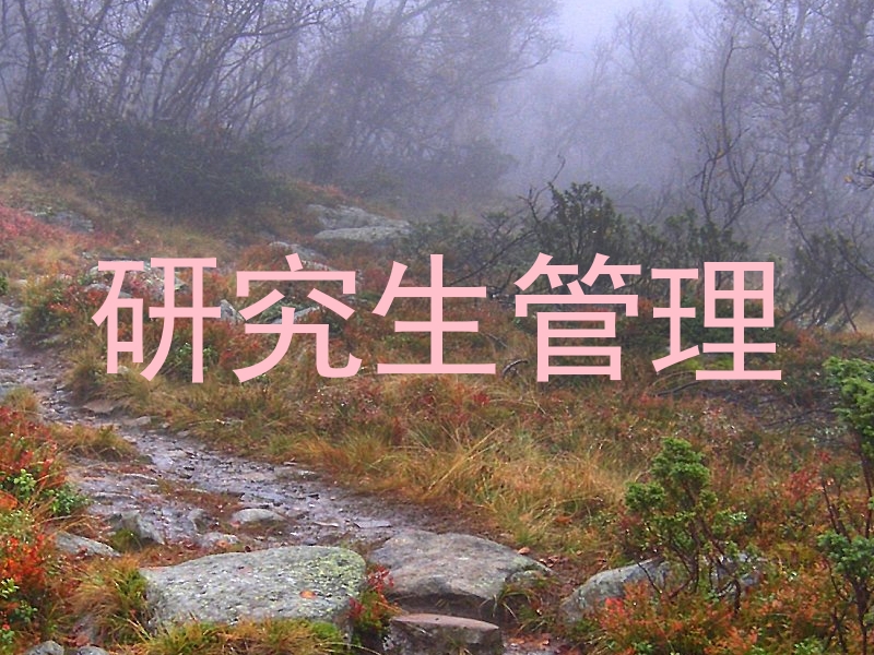 研究生管理