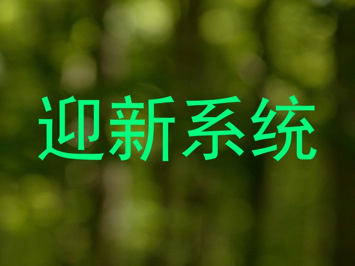 迎新系统