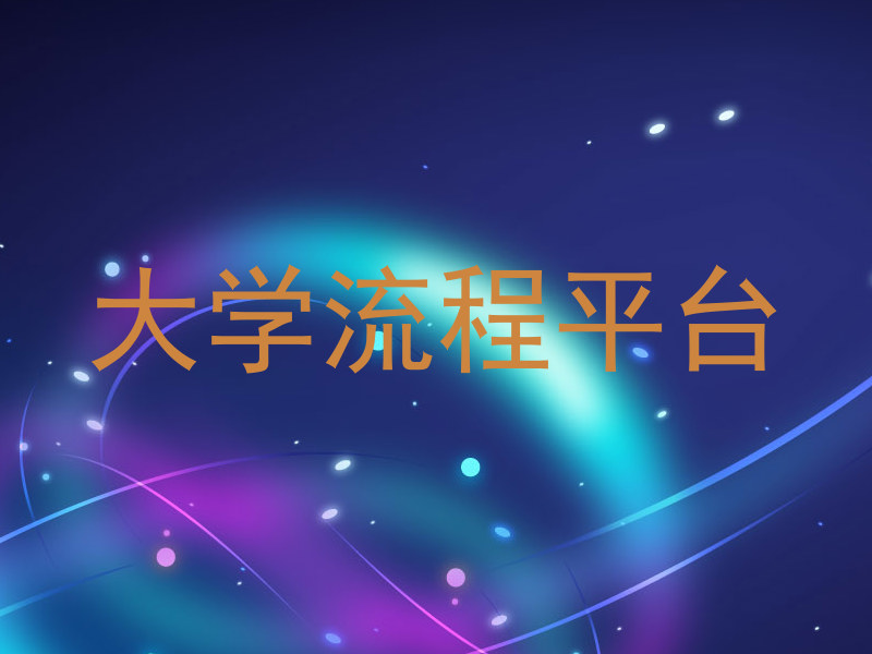 大学流程平台