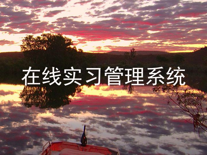在线实习管理系统