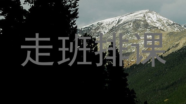 走班排课