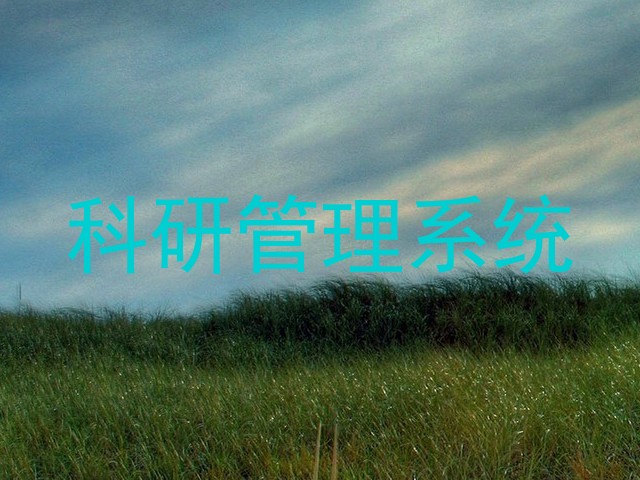 科研管理系统