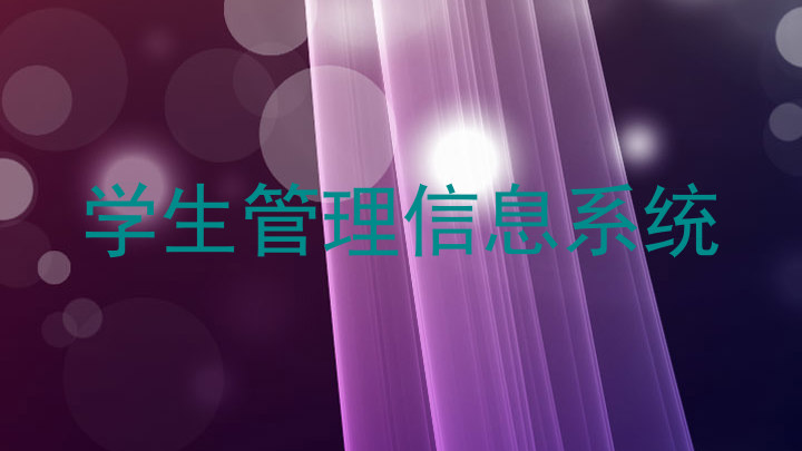 学生管理信息系统