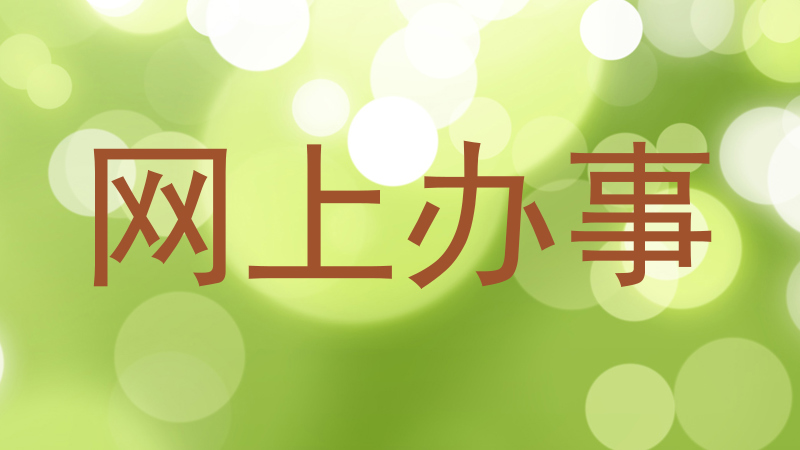 网上办事