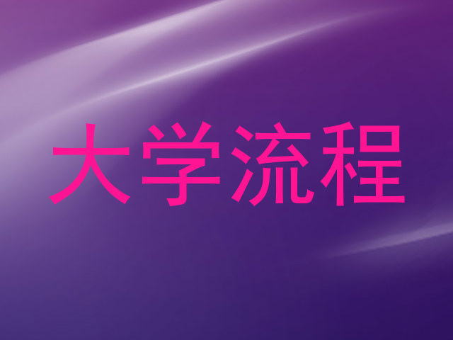 大学流程
