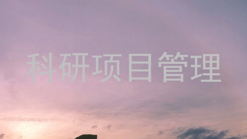 科研项目管理