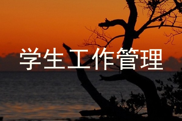 学生工作管理
