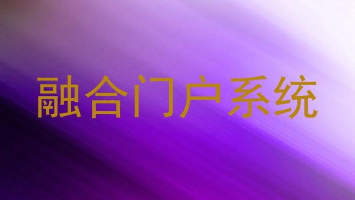 融合门户系统
